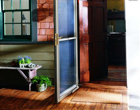 Rolling screen doors provide solar, security and storm protection. Andersen® Screen & Storm Doors | C&L Ward