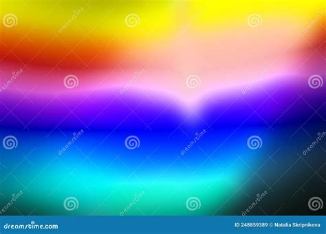 Rainbow Light Blurry Glow Abstraction Stock Image Image Of Pattern