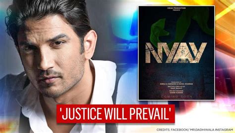 The justice', which is purportedly based mostly on the lifetime of late bollywood actor the film is scheduled to be launched on friday. 'Nyay: The Justice': Film to be made on Sushant's ...