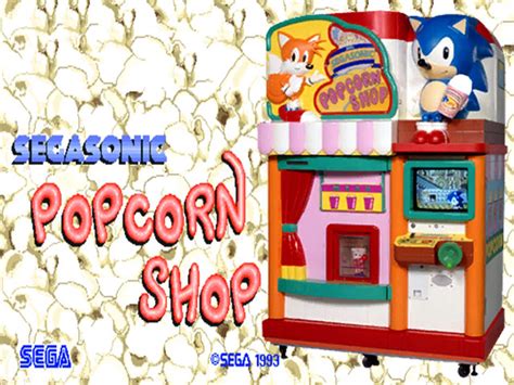 Arcades Segasonic Popcorn Shop é Agora Jogável No Mame