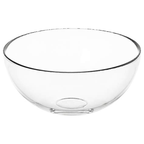 Blanda Serving Bowl Clear Glass 20 Cm Ikea