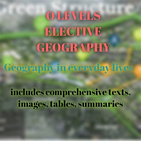 Olvls Elective Geography Notes Geography In Everyday Lives Hobbies