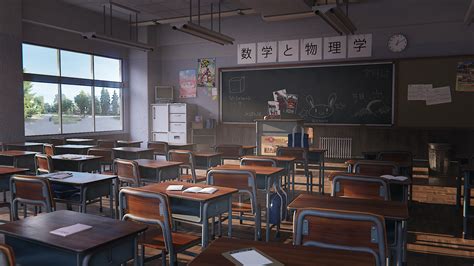 Anime Classroom K Ultra Hd Wallpaper