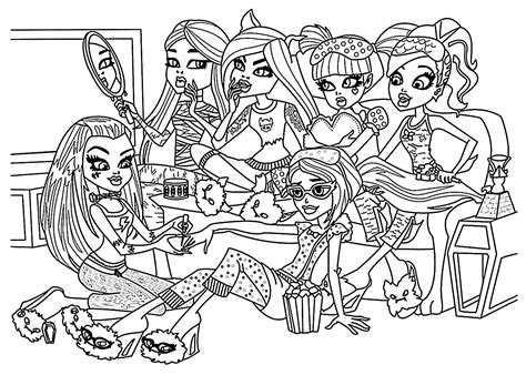 Monster university coloring pages printable bltidm. Monster High Coloring Pages Printables - Coloring Home