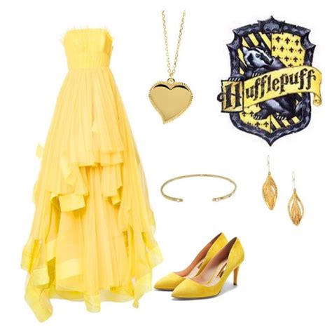 Hufflepuff Yule Ball Outfit By Pipidoc On Polyvore Featuring Art
