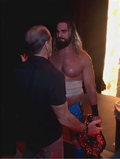 Wwe Legend Shawn Michaels And Seth Rollins Emotional Backstage Moment