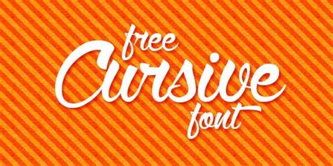 To download free script fonts, you can take a look at our collection of script fonts. 35+ Best Cursive Fonts - Free Download - PSDTemplatesBlog