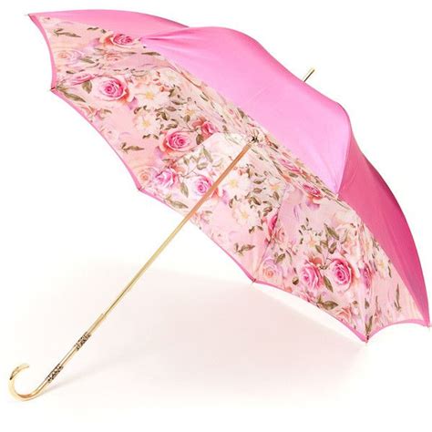 Pink Floral Double Canopy Luxury Umbrella By Pasotti Brolliesgalore