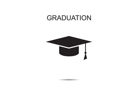 Graduation Cap Icons Vector Illustration On Background 24053983 Vector