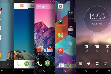 Five Of The Best Android Launchers