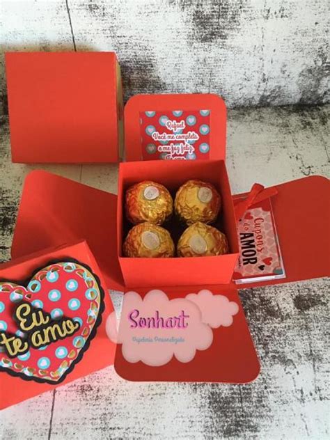 Escolha os doces preferidos, de chocolate até balas. Caixa Surpresa para Namorado - Como Fazer & 55 Ideias Lindíssimas!