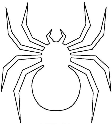 Printable Spider Cut Out Template Printable Templates