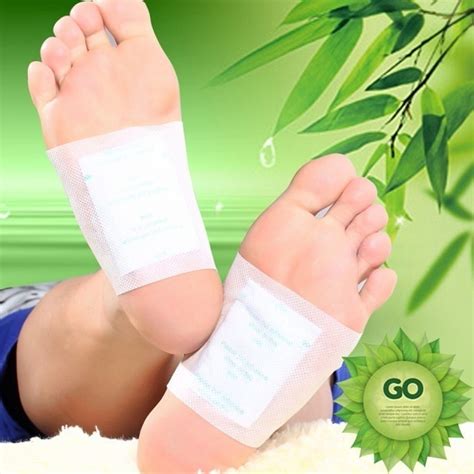 Detox Foot Pads Patches Body Toxins Feet Slimming Cleansing Herbal Package Foot Care Tools In