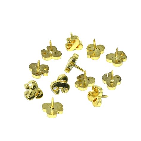 Wholesale Good Price Thumbtack Nickel Plating Metal Gold Push Pins Flat