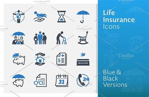 Maybe you would like to learn more about one of these? Life Insurance Icons - Blue Series | Brochure graphic, Business card logo, Web design icon