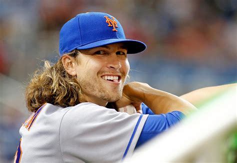 Jacob degrom shows mlb network what he would look like without his long hair. Noah Syndergaard and Jacob DeGrom Talk Hair Care, Man Buns ...