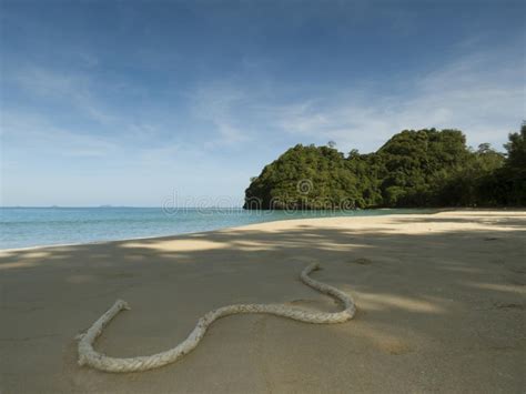 Dream Secret Beach At Tarutao National Park Thailand Stock Photo