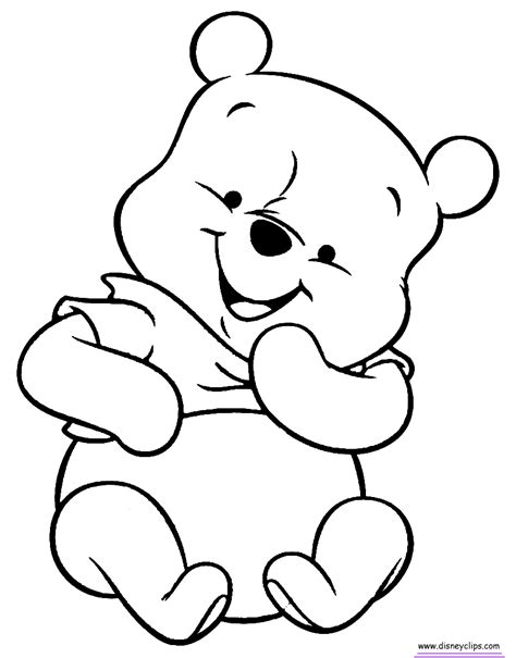 Winnie the pooh getting delicious honey coloring page bee. baby_pooh_coloring3.gif (835×1067) | Kleurplaten, Mandala ...