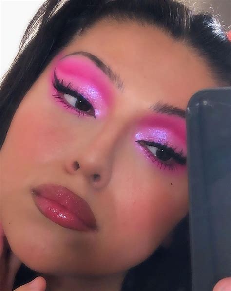 Indie Makeup Dope Makeup Edgy Makeup Makeup Eye Looks Eye Makeup Art Pink Makeup Pretty
