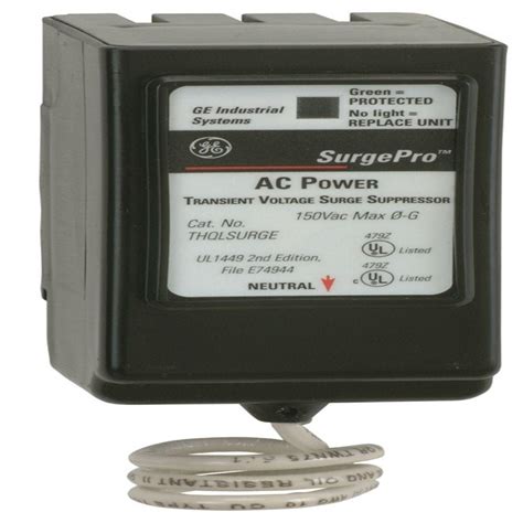 Whatever system is used, if a lightning risk is present, all electrical installations must be fitted with surge arresters (see fig. GE Whole Home Surge Protection Unit-Panel Mount-THQLSURGE ...
