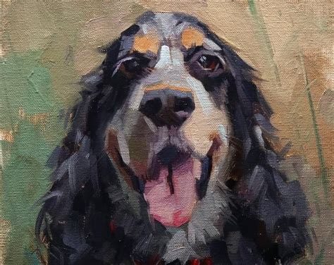 Custom Dog Oil Painting Custom Pet Portraits Custom Dog Portrait Pet