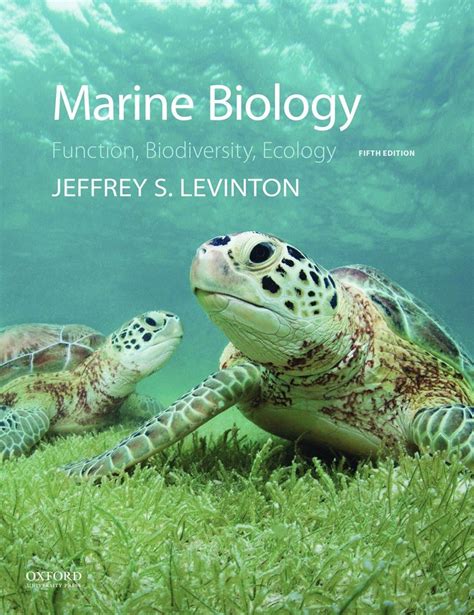 Marine Biology Function Biodiversity Ecology Nhbs Academic