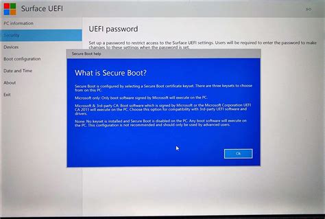 How To Configure Surface Pro UEFI BIOS Settings SurfaceTip