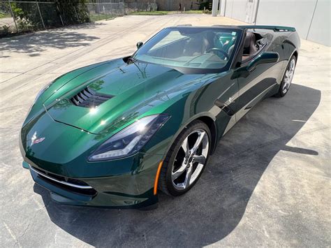 2014 Lime Rock Green Corvette Premier Edition Z51 Convertible