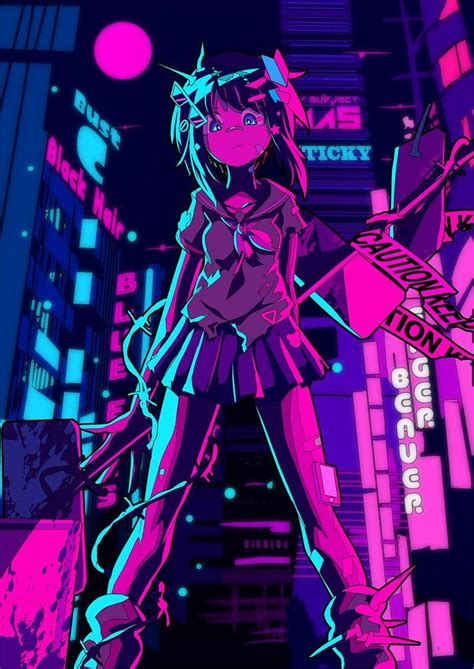 Berryverrine On Twitter Kawaii Art Cyberpunk Art Cyberpunk Anime