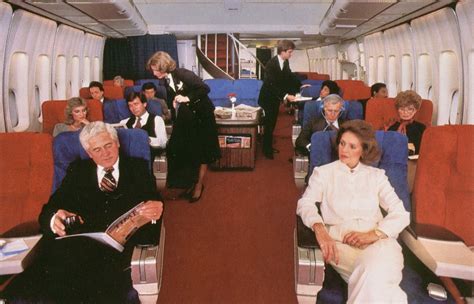 Pan Am 747 First Class Cabin Vintage Airlines Old Planes Pan American