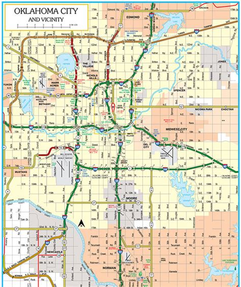 Map Of Oklahoma Toll Roads