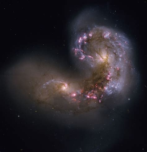 The Antennae Galaxies Ngc 4038 And 4039 Esahubble