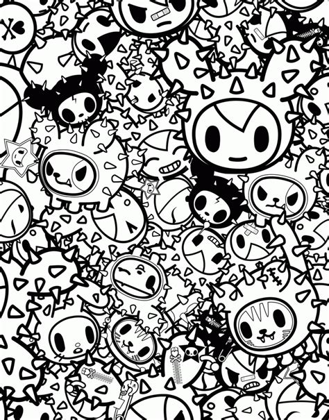 Dibujos Tokidoki Para Colorear Clip Art Library