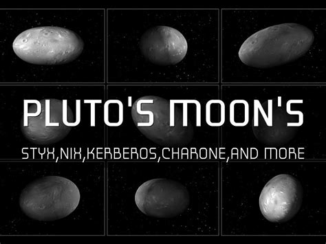 Pluto And Moons By Angel Contreras