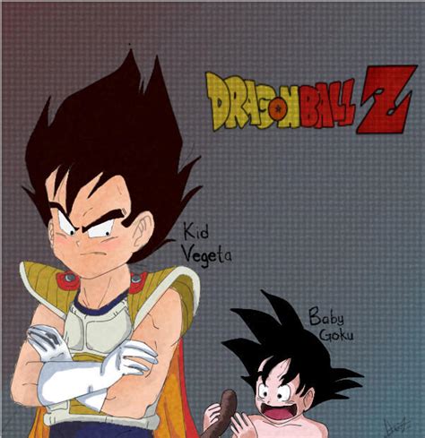 Kid Vegeta And Baby Goku By Nazhannaz On Deviantart