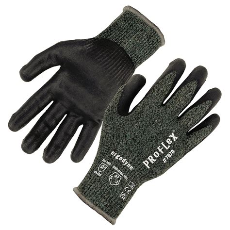 Ergodyne Proflex 7070 Nitrile Coated Cut Resistant Gloves Ansi A7