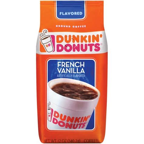 Dunkin Donuts French Vanilla Coffee 340g 12 Oz American Food Store