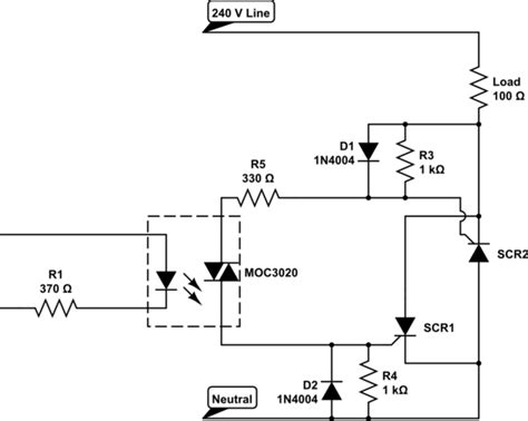 Electronic Is This A Good Inverse Parallel Scr Drive Circuit