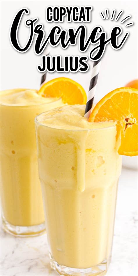 Healthy Homemade Orange Julius Artofit