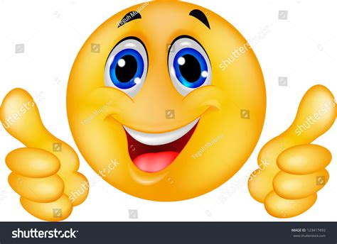 Happy Smiley Emoticon Face Stock Vector Illustration 123417493