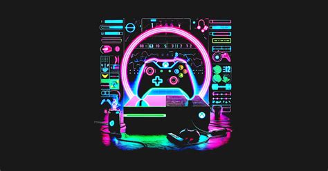 Neon Xbox Video Game System Xbox One T Shirt Teepublic