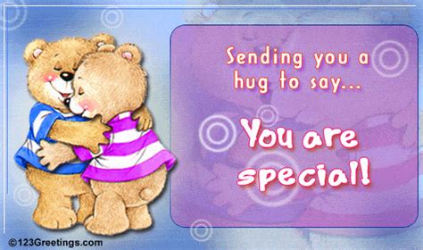 A Special Hug Free Friendly Hugs Ecards Greeting Cards 123 Greetings
