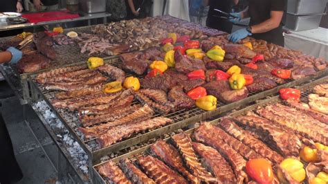 Huge Italy Street Food Festival Grilled Meat Pasta Sweets And More