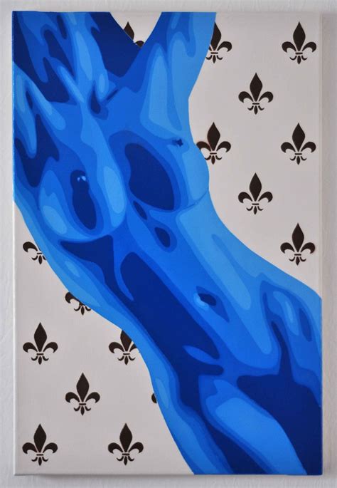 BLUE NUDE I Multilayer Stencil Art Spray Paint On Canvas Flickr