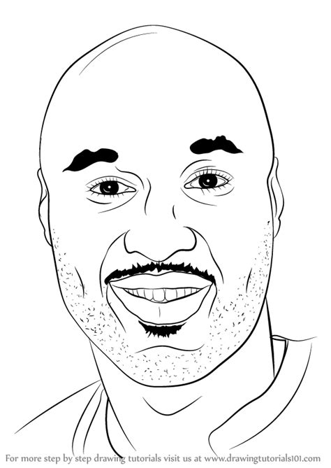 Who are some famous basketball players before they were invented? Learn How to Draw Lamar Odom (Basketball Players) Step by ...