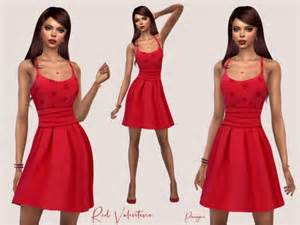 Sims 4 Red Outfits