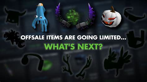 Offsale Roblox Items Are Going Limited Whats Next Article Rolimons