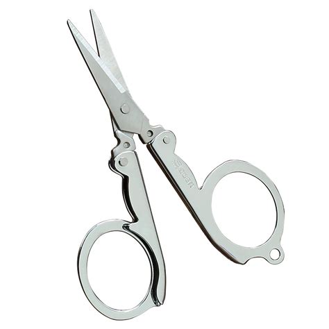 multifuction portable small folding stainless steel trip scissors pocket cutter for travel