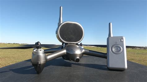 Global Drone Gw90 Drone Speaker Megaphone Universal Loudspeaker Youtube