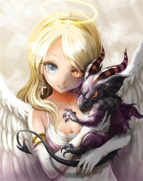 Anime Half Demon Half Angel Girl Anime